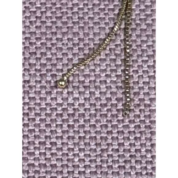 SHASHI Diamond Tennis Pull Bracelet in Gold One Size Womens Crystals - Picture 5 of 9